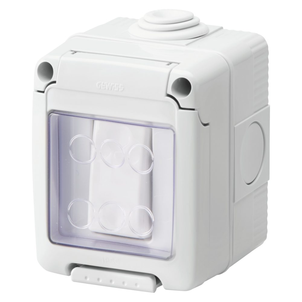 26213L Gewiss 10A g 2w Illumated Switch IP55